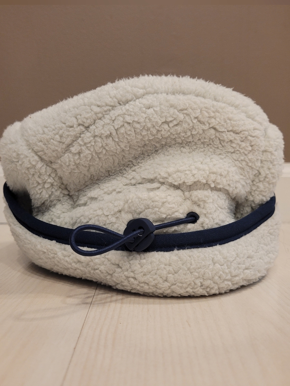 NEW FP Movement Windchill Cap Trapper Hat Free People Blue White Cream Faux Fur - Picture 9 of 11